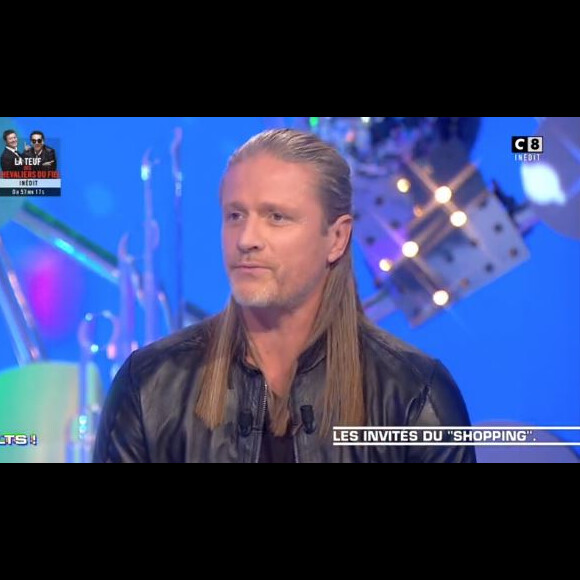 Emmanuel Petit invité de "Salut les terriens", sur C8, le samedi 9 février 2019. Il a révélé ne plus voir sa fille aînée, Zoé, depuis 1 an et demi.