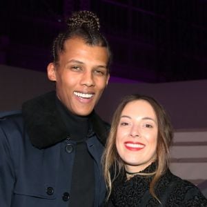 Stromae et sa femme Coralie Barbier au défilé "Victoria's Secret Paris 2016" au Grand Palais à Paris, le 30 novembre 2016. © Denis Guignebourg/Bestimage