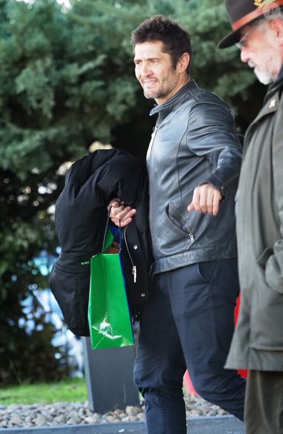 Bixente Lizarazu - Les people quittent leur hôtel afin de participer à l'enregistrement du nouveau spectacle des Enfoirés à Bordeaux le 28 janvier 2019.
