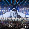 Les Enfoirés sur la scène de l'Arkéa Arena, janvier 2019