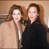 Cindy Crawford et Christy Turlington à Paris. Janvier 1993.