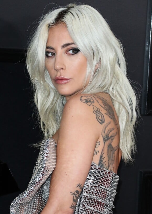 Lady Gaga - Les célébrités posent lors du photocall de la soirée des GRAMMY Awards au Staples Center de Los Angeles le 10 février, 2019