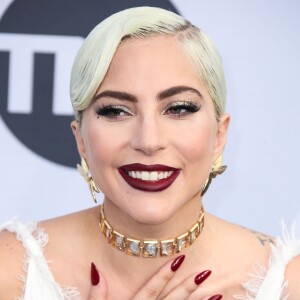 Lady Gaga, Stefani Joanne Angelina Germanotta - Photocall - 25ème cérémonie annuelle des Screen Actors Guild Awards au Shrine Audritorium à Los Angeles, le 27 janvier 2019.