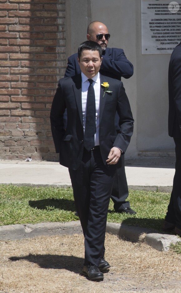 Ken Choo - Obsèques d'Emiliano Sala à Progreso en Argentine le 16 Février 2019.