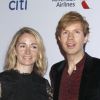 Le chanteur Beck et sa femme Marissa Ribisi - 57ème soirée annuelle des Grammy Awards au Staples Center à Los Angeles, le 8 février 2015.
