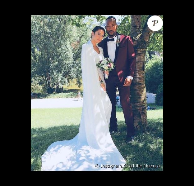 Charlotte Namura mariée à Jean Luc Guizonne (Star Ac') -Instagram, juillet 2018