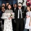 La princesse Caroline de Hanovre et Karl Lagerfeld au 63e Bal de la Rose à Monaco le 18 mars 2017. © Gaetan Luci / Palais Princier / SBM via Bestimage