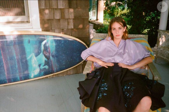 Maya Hawke, la fille d'Uma Thurman et Ethan Hawke, figure sur le look book de la collection printemps-été 2019 de Zac Posen.