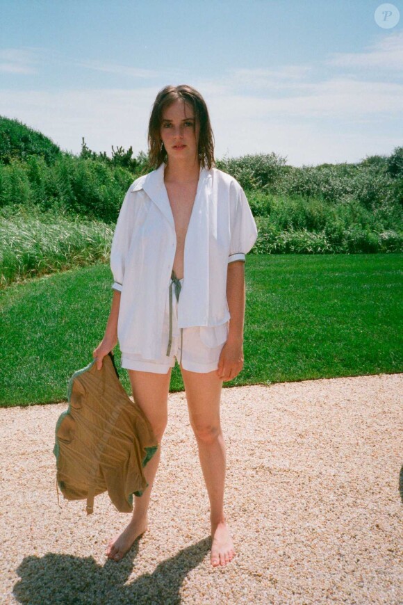Maya Hawke, la fille d'Uma Thurman et Ethan Hawke, figure sur le look book de la collection printemps-été 2019 de Zac Posen.