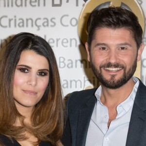 Exclusif - Karine Ferri et Christophe Beaugrand - 7ème gala de l'association "Les Rois du Monde" avec un plateau d'artistes et une vente aux enchères au profit des enfants défavorisés, orphelins et hospitalisés, suivi d'une soirée dansante à la Salle Wagram à Paris, le 18 février 2019. © Cyril Moreau/Bestimage