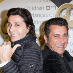 Exclusif - Jean-Luc Lahaye, Albert Kassabi (Bebert du groupe les Forbans) - 7ème gala de l'association "Les Rois du Monde" avec un plateau d'artistes et une vente aux enchères au profit des enfants défavorisés, orphelins et hospitalisés, suivi d'une soirée dansante à la Salle Wagram à Paris, le 18 février 2019. © Cyril Moreau/Bestimage