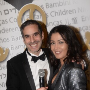 Exclusif - Joss Beaumont et Karima Charni lors du 7ème gala de l'association "Les Rois du Monde" avec un plateau d'artistes et une vente aux enchères au profit des enfants défavorisés, orphelins et hospitalisés, suivi d'une soirée dansante à la Salle Wagram à Paris, France, le 18 février 2019. © Rachid Bellak/Bestimage