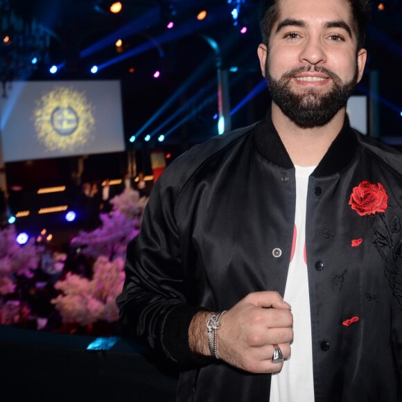 Exclusif - Kendji Girac lors du 7ème gala de l'association "Les Rois du Monde" avec un plateau d'artistes et une vente aux enchères au profit des enfants défavorisés, orphelins et hospitalisés, suivi d'une soirée dansante à la Salle Wagram à Paris, France, le 18 février 2019. © Rachid Bellak/Bestimage