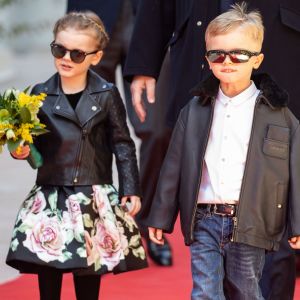 Le prince héréditaire Jacques et la princesse Gabriella de Monaco accompagnaient le prince Albert II et la princesse Charlene le 22 février 2019 pour l'inauguration du One Monte-Carlo et de la promenade Princesse Charlene, un complexe d'immeubles résidentiels, de boutiques de luxe et de centre de congrès proche du casino. © Olivier Huitel / Pool Monaco / Bestimage