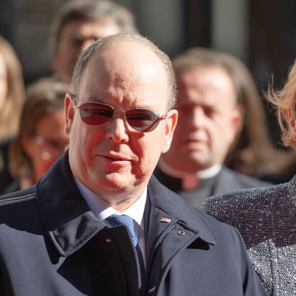 Le prince héréditaire Jacques et la princesse Gabriella de Monaco accompagnaient le prince Albert II et la princesse Charlene le 22 février 2019 pour l'inauguration du One Monte-Carlo et de la promenade Princesse Charlene, un complexe d'immeubles résidentiels, de boutiques de luxe et de centre de congrès proche du casino. © Olivier Huitel / Pool Monaco / Bestimage