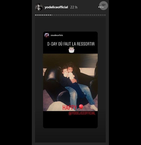 Maxim Nucci a publié dans sa story Instagram le 23 février 2019, jour de son 40e anniversaire, les stories adressées par ses proches.