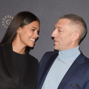 Vincent Cassel et sa femme Tina Kunakey à l'avant-première du film policier "L'Empereur de Paris" au cinéma Gaumont-Opéra à Paris, France, le 10 décembre 2018. © Coadic Guirec/Bestimage