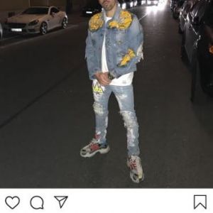 Franck Ribéry publie une photo de lui sur Instagram. Février 2019.