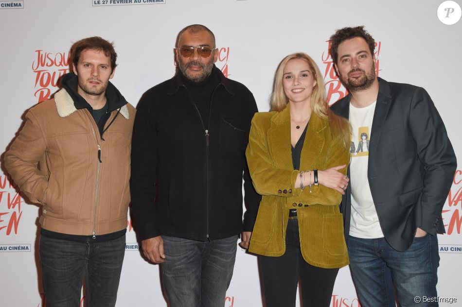 Hugo Becker Jean Michel Correia Camille Lou Et Loic Legendre A L Avant Premiere De Comedie Dramatique Jusqu Ici Tout Va Bien Au Cinema Gaumont Opera A Paris Purepeople