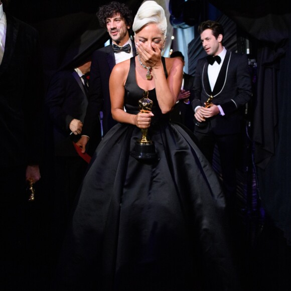 Lady Gaga (Oscar de la meilleure chanson originale "Shallow") - Les célébrités pendant la 91ème Cérémonie des Oscars au Dolby Theatre à Los Angeles, le 24 février 2019