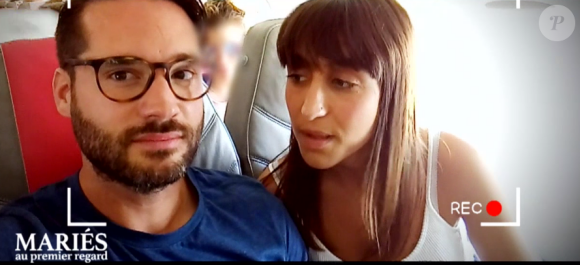 Nolwenn et Florian de "Mariés au premier regard 3" - 18 mars 2019, sur M6