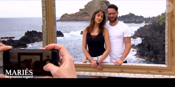 Nolwenn et Florian de "Mariés au premier regard 3" - 18 mars 2019, sur M6