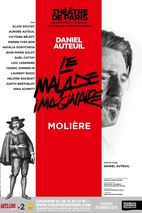 Le Malade imaginaire, au théâtre de Paris - février 2019