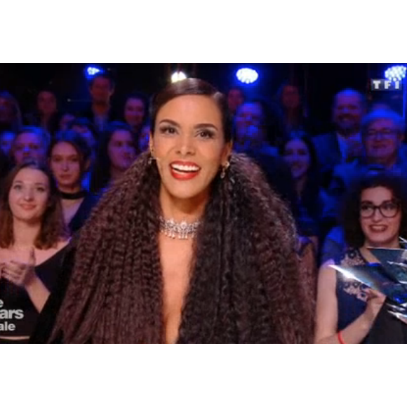 Shy'm très sexy en soutien-gorge lors de la finale de "Danse avec les stars 9" sur TF1, le 1er décembre 2018.