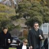 Jennifer Garner et Ben Affleck avec leurs enfants dans la rue à Los Angeles le 27 février 2019.