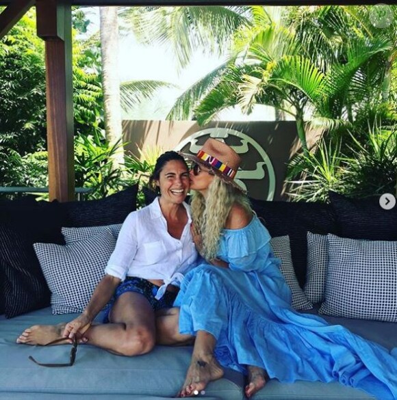 Retrouvailles d'Alessandra Sublet et Laeticia Hallyday. Instagram, le 3 mars 2019.
