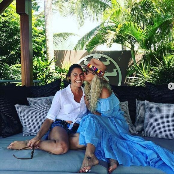 Retrouvailles d'Alessandra Sublet et Laeticia Hallyday. Instagram, le 3 mars 2019.