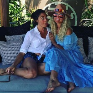 Retrouvailles d'Alessandra Sublet et Laeticia Hallyday. Instagram, le 3 mars 2019.
