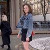 Morgane Polanski - Défilé Miu Miu, collection prêt-à-porter automne-hiver 2019-2020 au Palais d'Iéna. Paris, le 5 mars 2019.