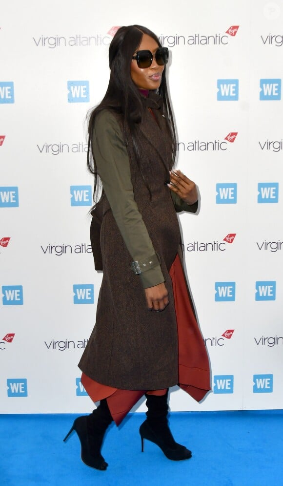 Naomi Campbell lors de l'évènement WE Day au Wembley Arena à Londres, Royaume Uni, le 6 mars 2019.