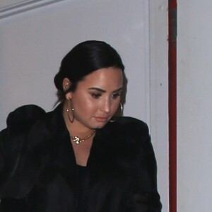 Demi Lovato à la sortie du restaurant Craig's à West Hollywood, le 5 mars 2019.