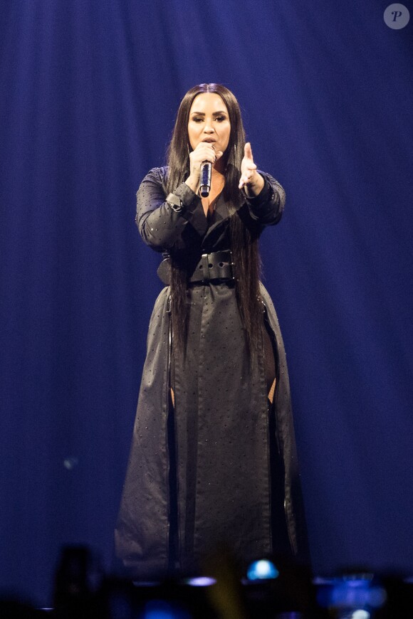 Demi Lovato en concert à Cologne, le 6 juin 2018.
