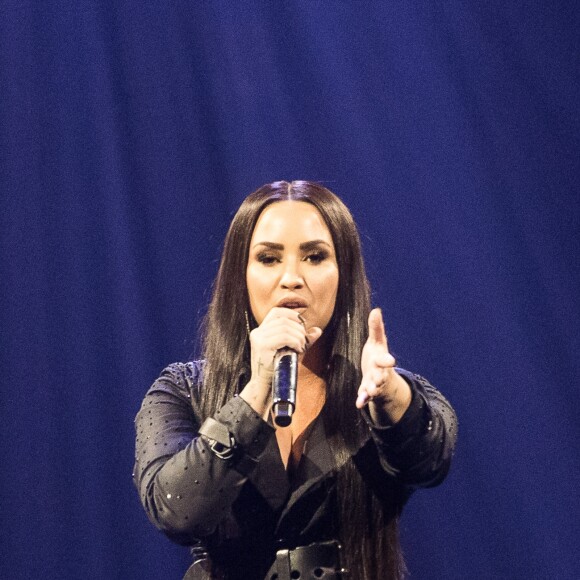 Demi Lovato en concert à Cologne, le 6 juin 2018.