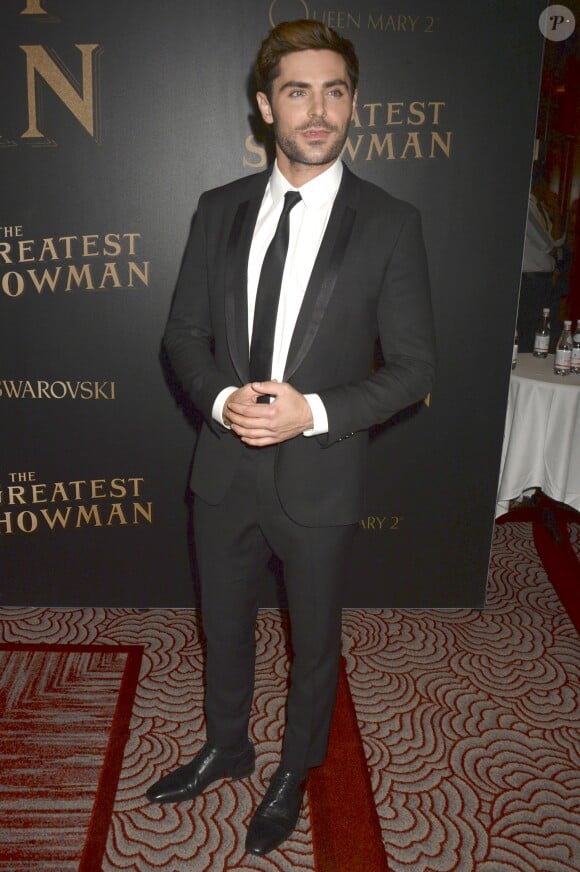 Zac Efron - Avant-première du film "The Greatest Showman" à New York, le 8 décembre 2017.