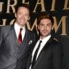 Hugh Jackman et Zac Efron - Les célébrités arrivent à la première de 'The Greatest Showman' à Brooklyn, New York le 8 decembre 2017.