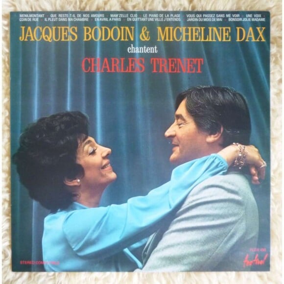Jacques Bodoin et Micheline Dax chantent Charles Trenet - 1969.