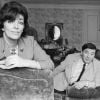 Jacques Bodoin et sa femme Micheline Dax à leur domicile le 2 mai 1966.