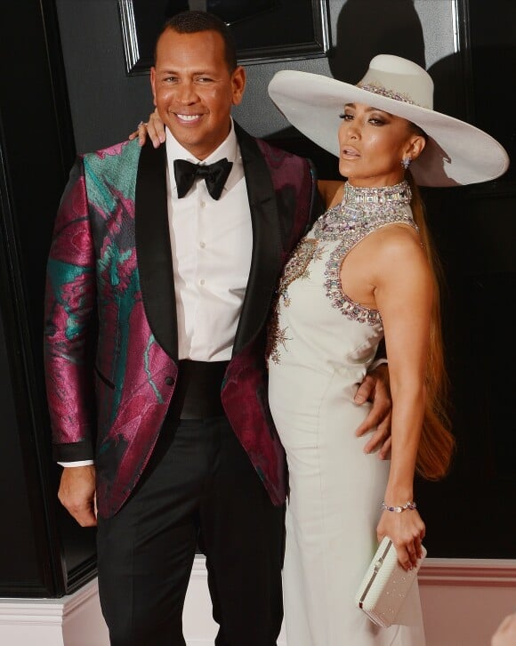 Alex Rodriguez, Jennifer Lopez - Les célébrités arrivent à la 61ème soirée annuelle des GRAMMY Awards à Los Angeles le 10 février 2019.