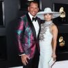 Alex Rodriguez et sa compagne Jennifer Lopez - Les célébrités posent lors du photocall de la soirée des GRAMMY Awards au Staples Center de Los Angeles le 10 février 2019.
