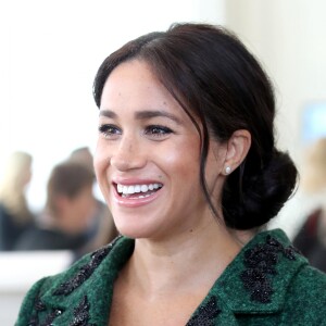 Meghan Markle et le prince Harry à la Maison du Canada le 11 mars 2019, à Londres.