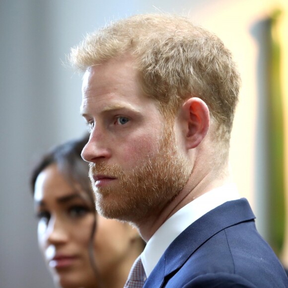 Meghan Markle et le prince Harry à la Maison du Canada le 11 mars 2019, à Londres.