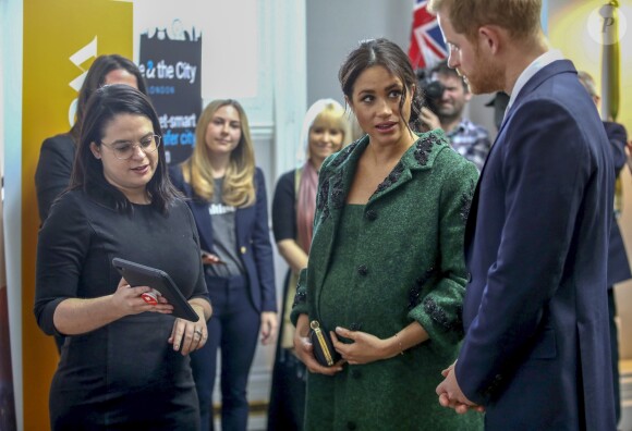 Meghan Markle et le prince Harry à la Maison du Canada le 11 mars 2019, à Londres.
