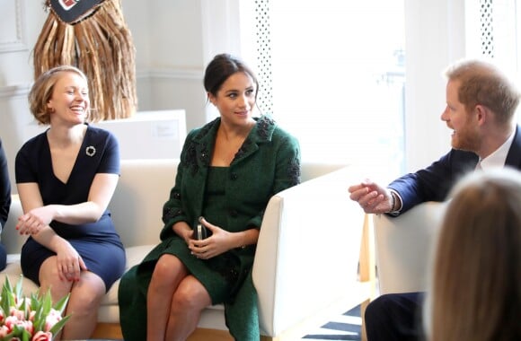 Meghan Markle et le prince Harry à la Maison du Canada le 11 mars 2019, à Londres.