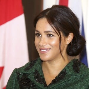 Meghan Markle et le prince Harry à la Maison du Canada le 11 mars 2019, à Londres.