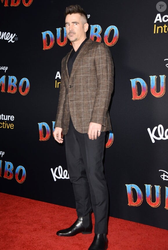 Colin Farrell à la première de Dumbo à Hollywood, Los Angeles, le 11 mars 2019