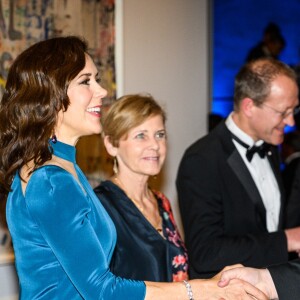 La princesse Mary de Danemark lors d'un dîner de gala au Musée des Beaux-Arts à Houston, à l'occasion d'un voyage de trois jours au Texas avec une délégation culturelle danoise. Le 12 mars 2019  On march 12th 2019 HRH Crown Princess Mary attended a gala dinner at Houston Museum of Fine Arts as part of her tree day visit to Texas with a delegation from the Danish cultural and creative industries. Also attending were Minister for Culture Mette Bock and the Danish Ambassador in the US Henrik Hahn Bramsen.13/03/2019 - Houston